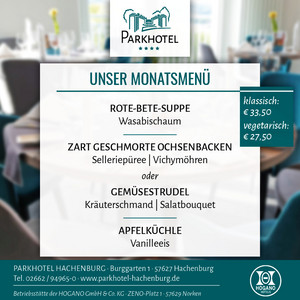 Menü des Monats