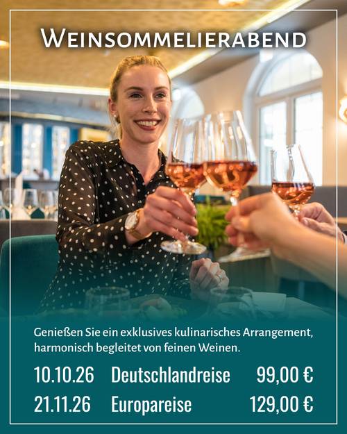 Weinsommelierabend im Parkhotel